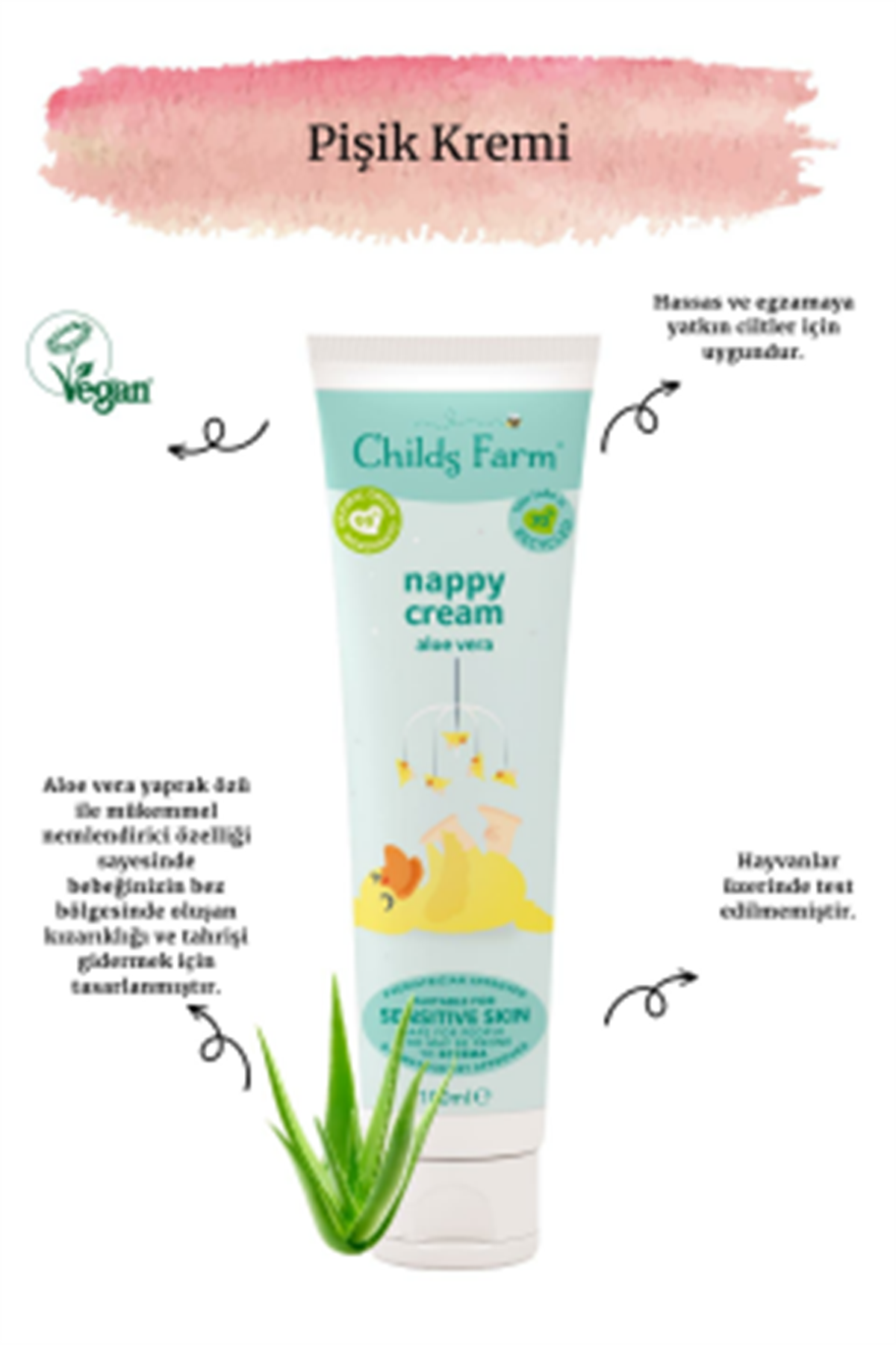 Childs Farm Bebek Pişik Kremi