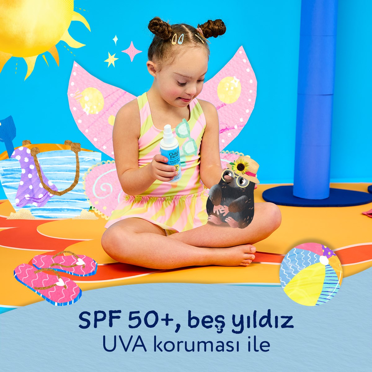 Childs Farm Çocuk Güneş Spreyi SPF 50+ 100 ml – Parfümsüz