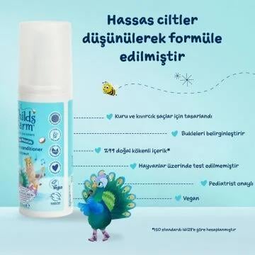Childs Farm Hindistan Cevizi Özlü Durulama Gerektirmeyen Saç Kremi 100 ml
