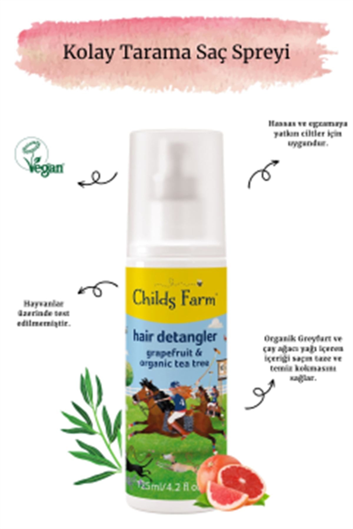 Childs Farm Kolay Tarama Çocuk Saç Spreyi