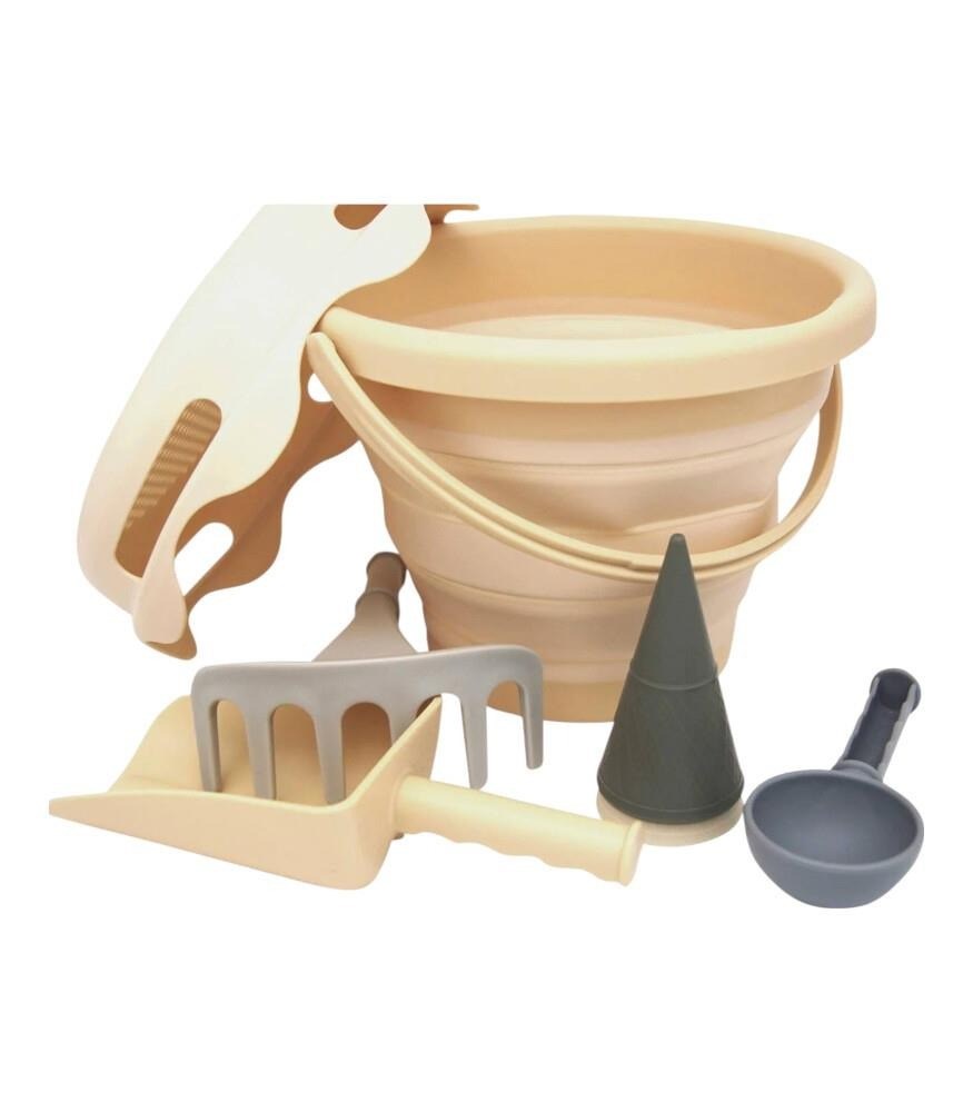 compacToys - 7in1 Plaj Kovası Seti - Bej