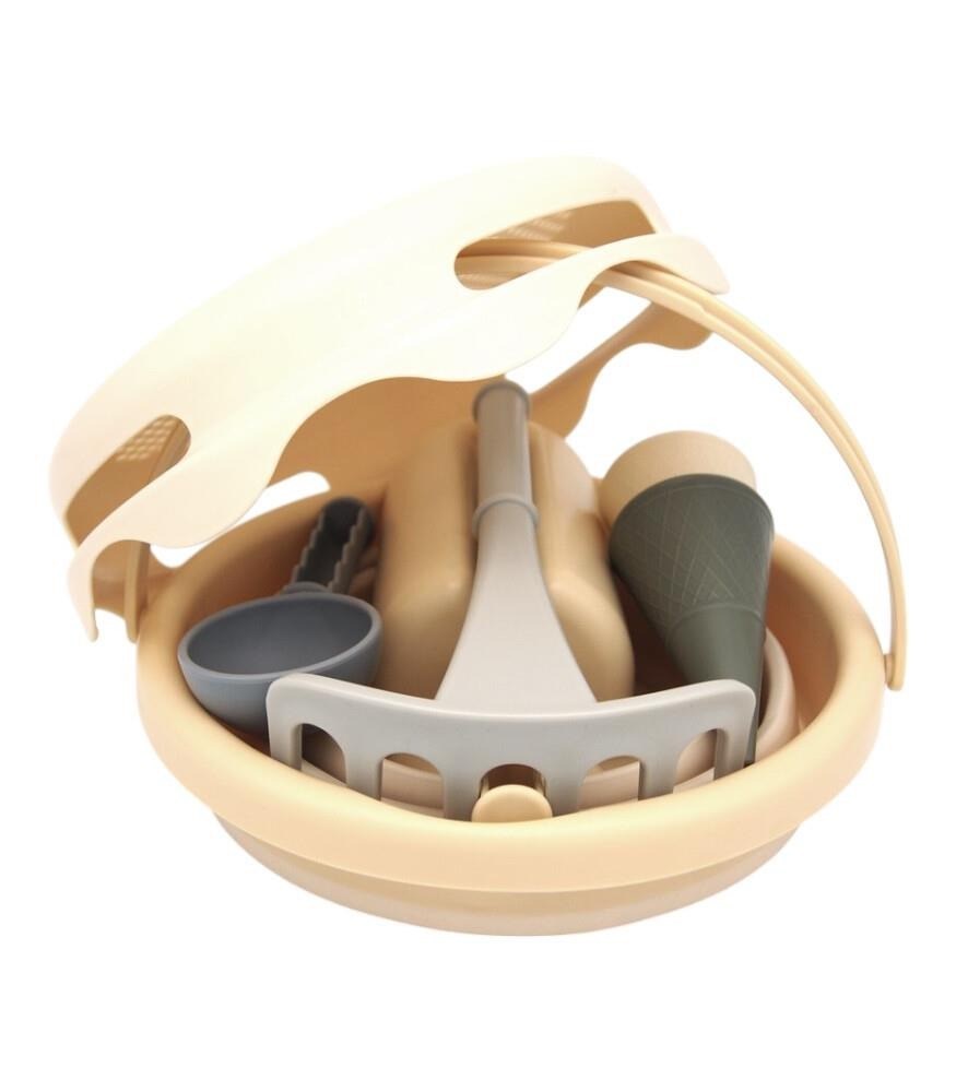compacToys - 7in1 Plaj Kovası Seti - Bej