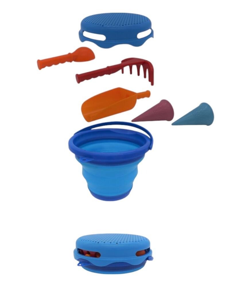 compacToys - 7in1 Plaj Kovası Seti - Mavi