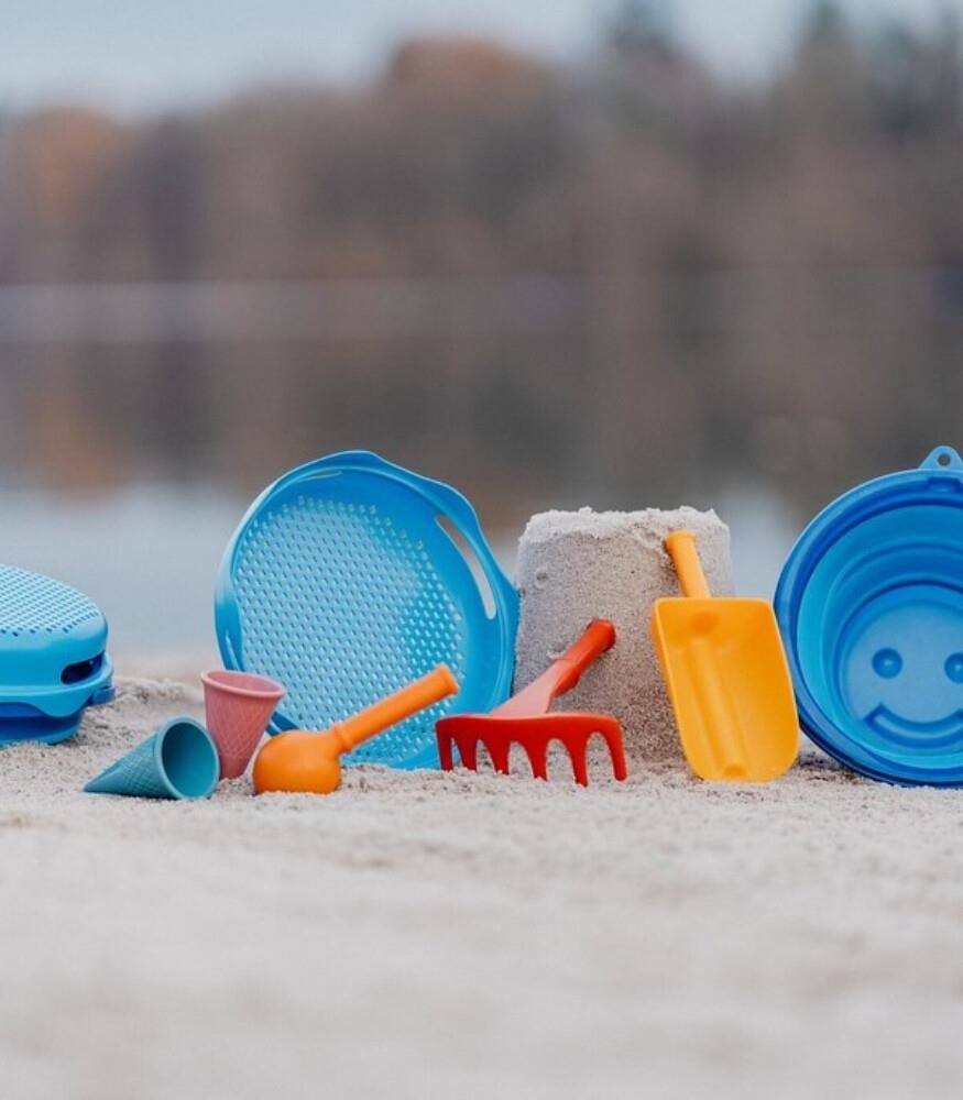 compacToys - 7in1 Plaj Kovası Seti - Mavi