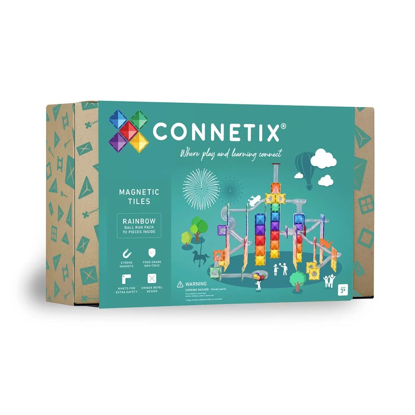 Connetix-Rainbow Ball Run Set-92 Parça