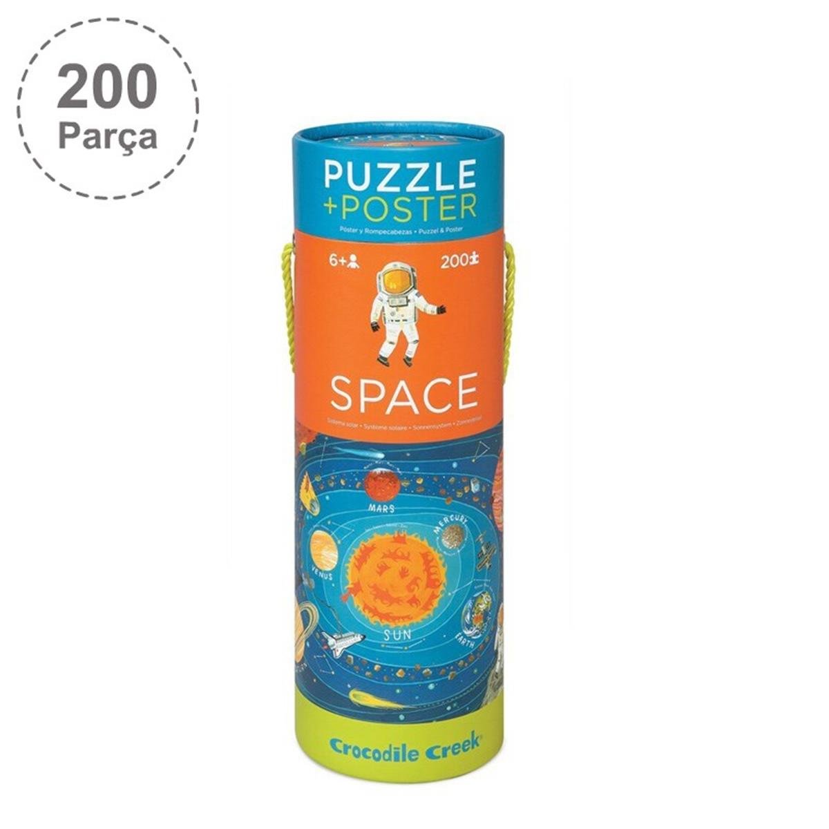Crocodile Creek-Poster Puzzle-200 Parça-Uzay