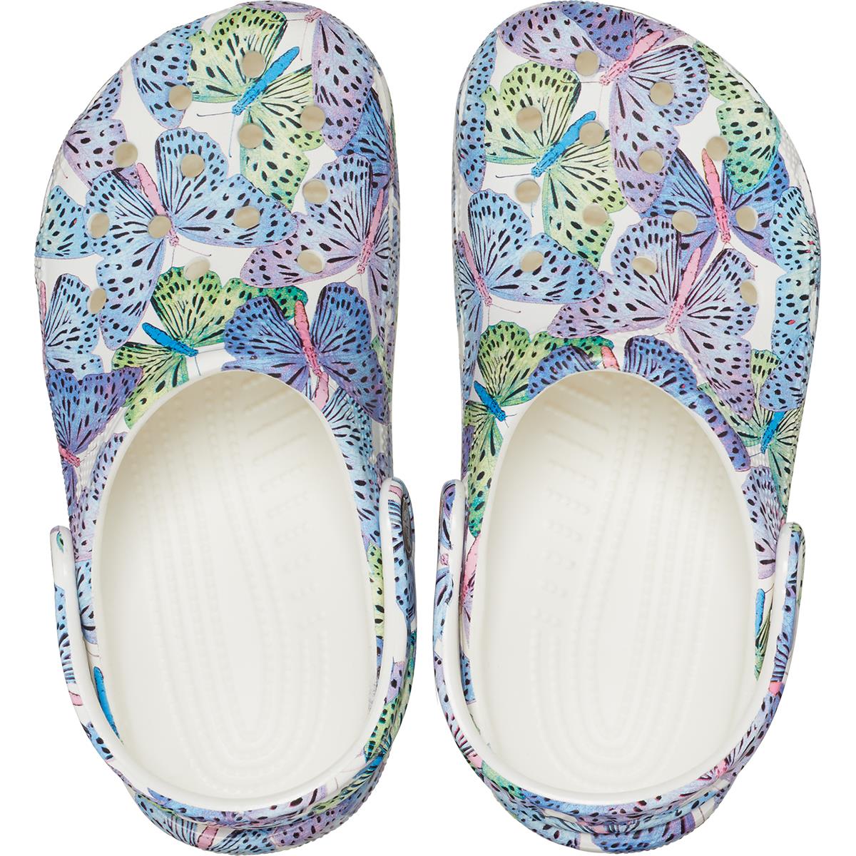 Crocs-Classic Butterfly  Clog K-White/Multi