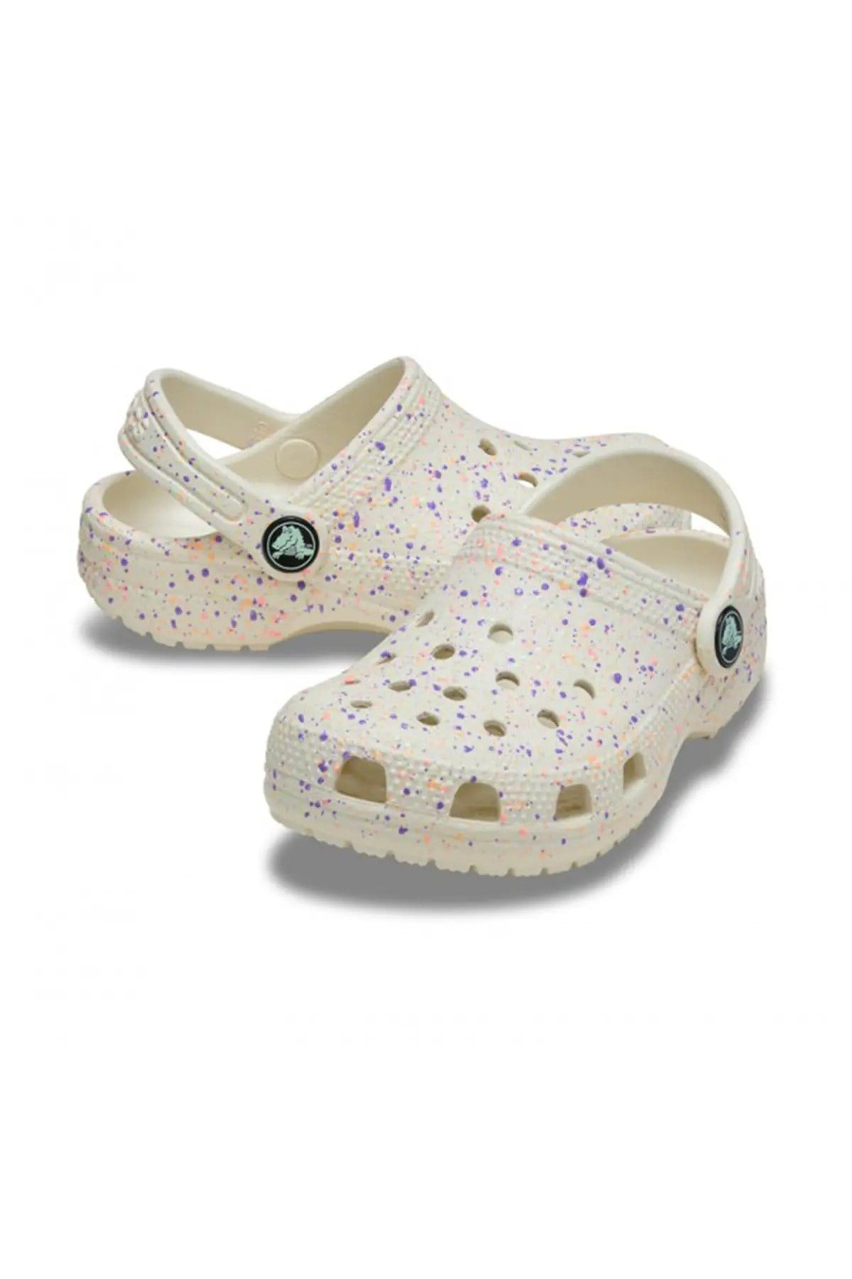Crocs-Classic Glow Paint Splatter Clog K-Summit White/Multi 