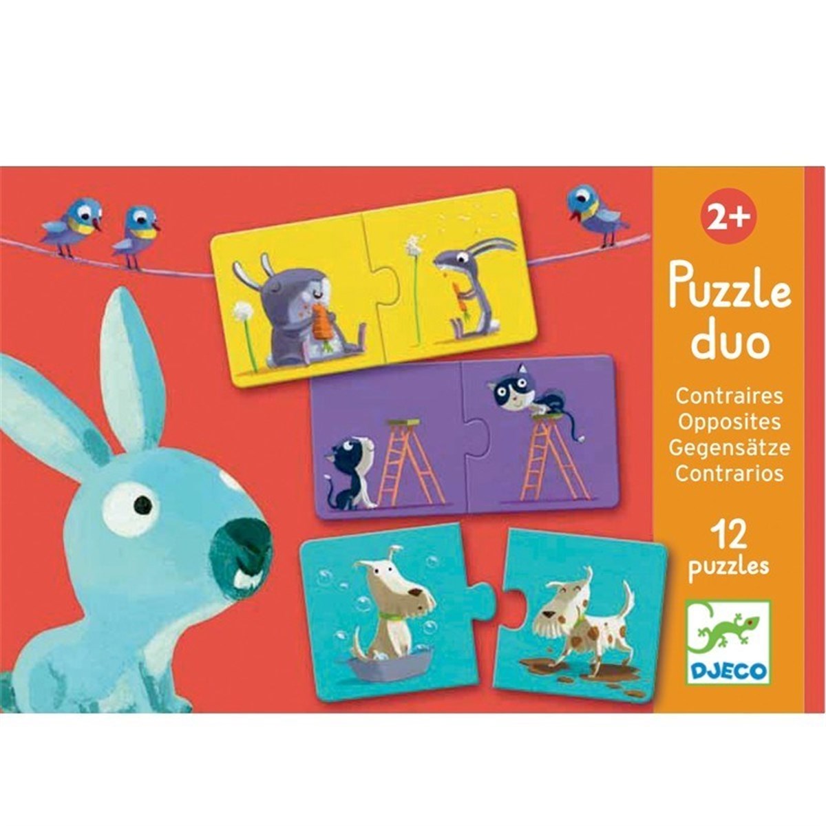 Djeco İkili Puzzle-Duo Opposites