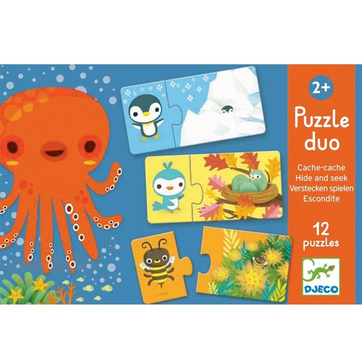 Djeco İkili Puzzle-Hide and Seek