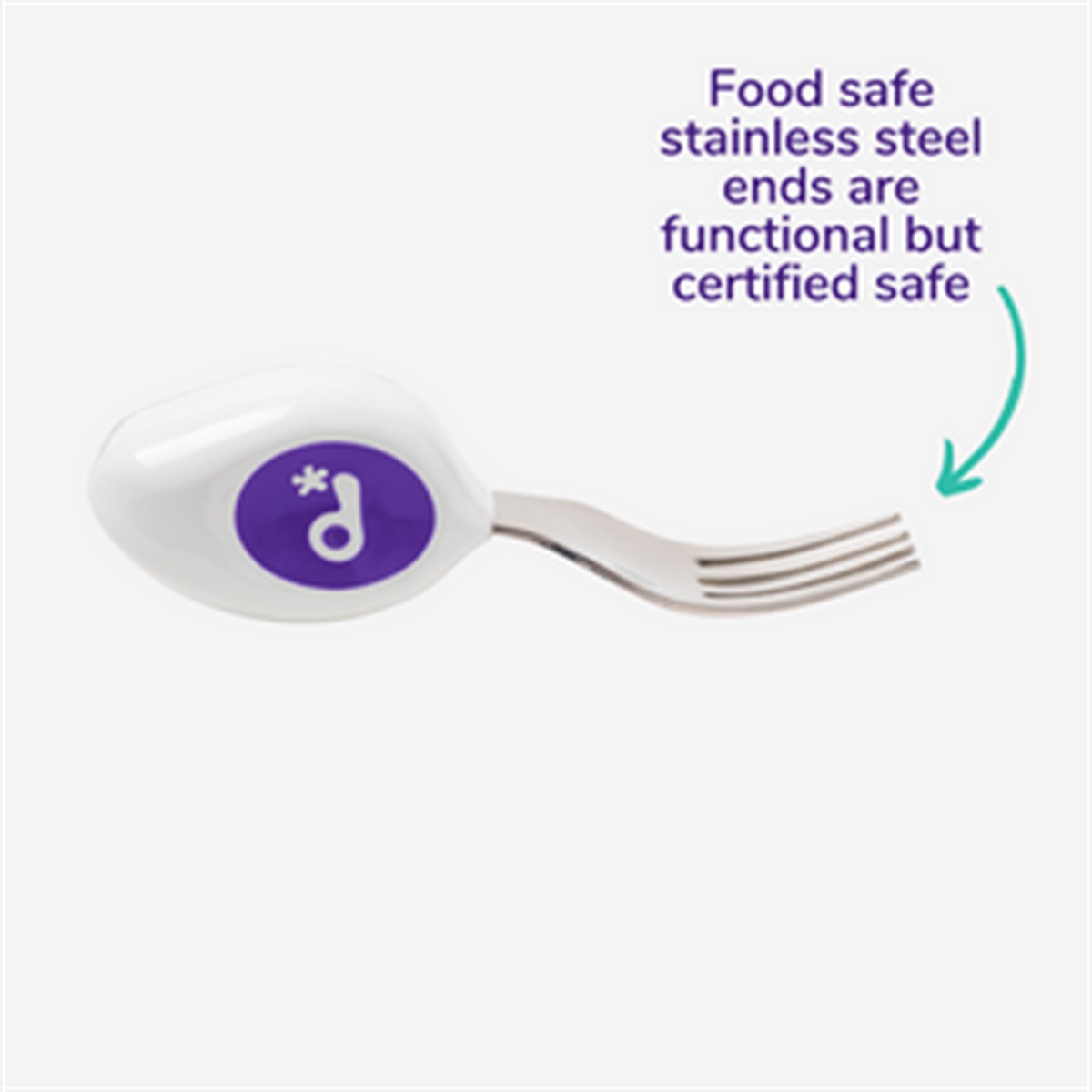 Doddl Çatal-Kaşık 2'li  Set-İndigo