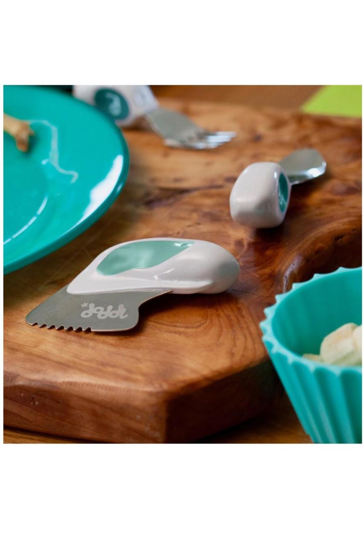 Doddl Çatal-Kaşık-Bıçak Seti-Aqua