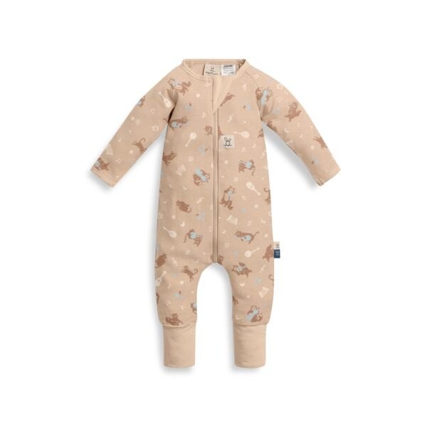 Ergopouch 1 TOG Organik Pamuklu Patikli Pijama Tulum-Melody