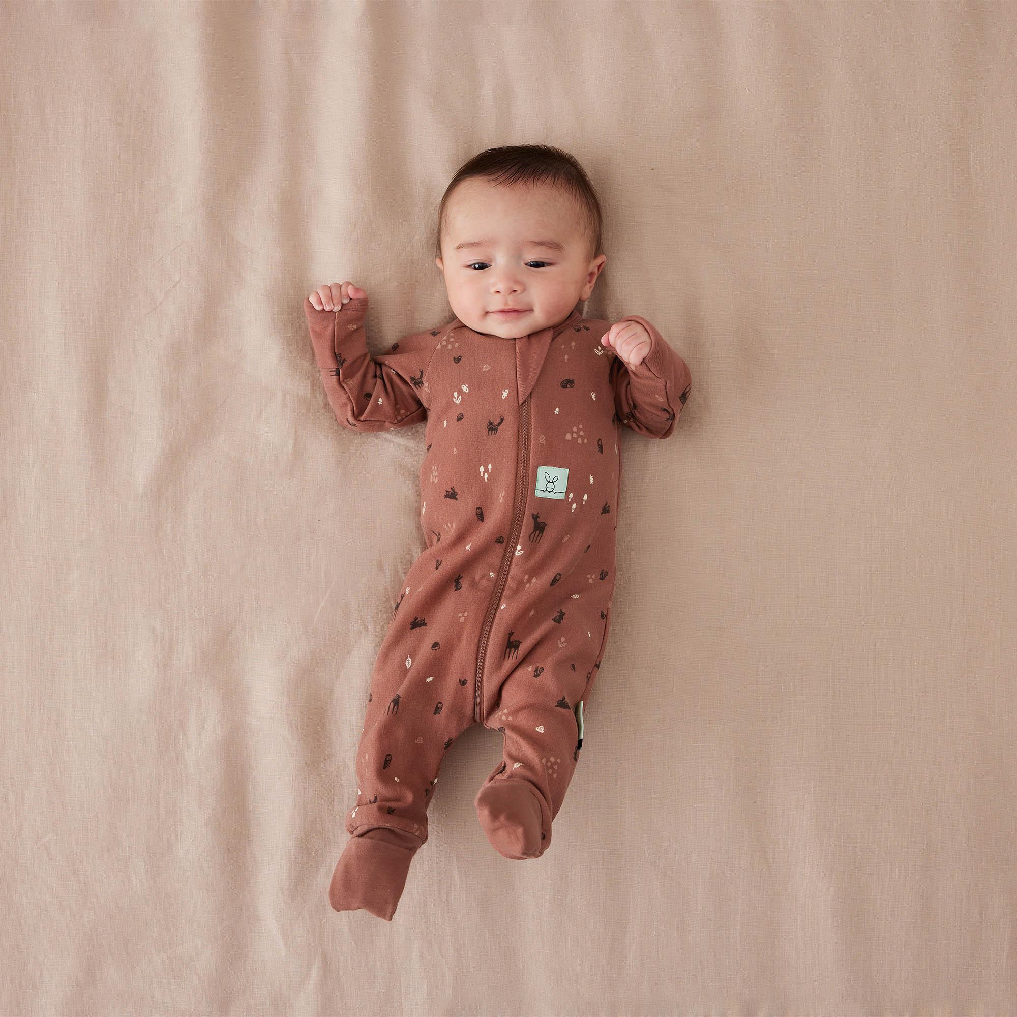 Ergopouch 1 TOG Organik Pamuklu Patikli Pijama Tulum-Forest Friends