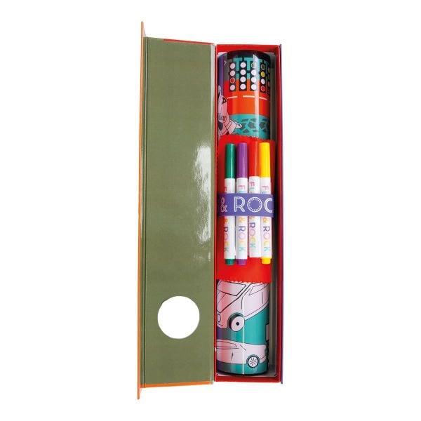 Floss & Rock-Boyanabilir Aktivite Matı-Cars