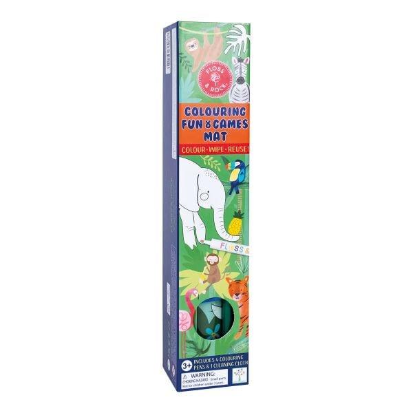 Floss & Rock-Boyanabilir Aktivite Matı-Jungle