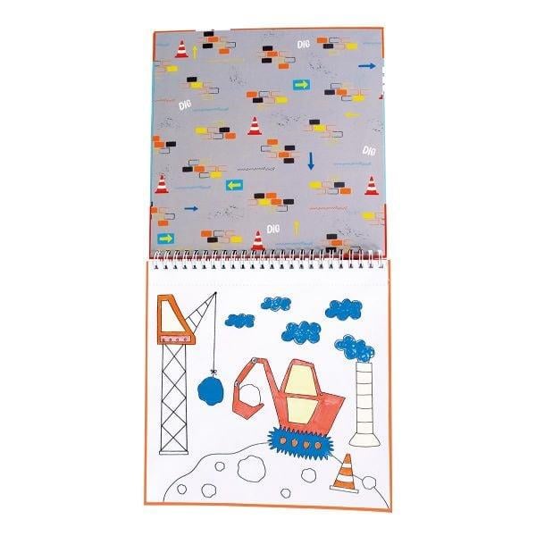 Floss & Rock-Magic Boyama Kitapları-Construction