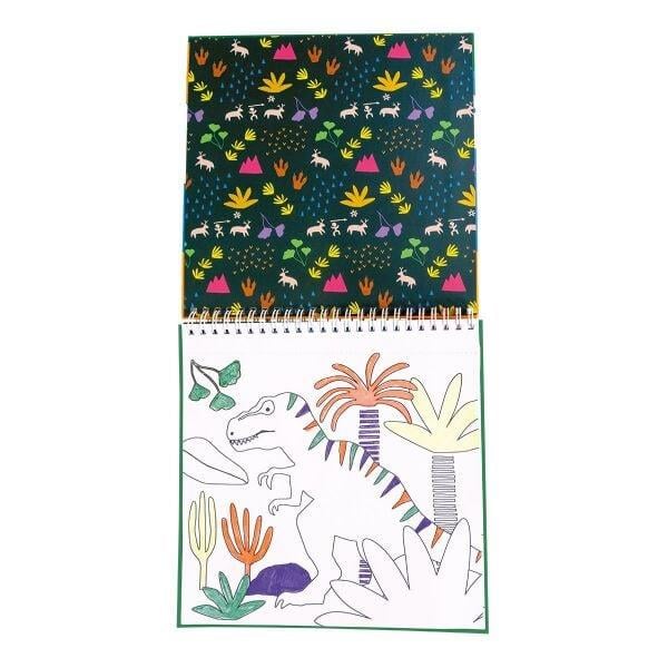 Floss & Rock-Magic Boyama Kitapları-Dino