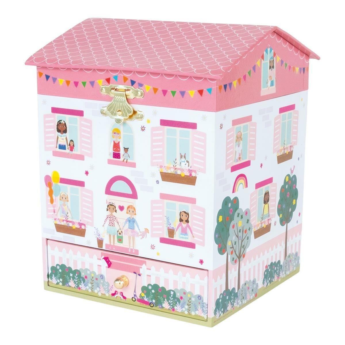 Floss & Rock-Müzikli Oval Mücevher Kutusu/Doll House