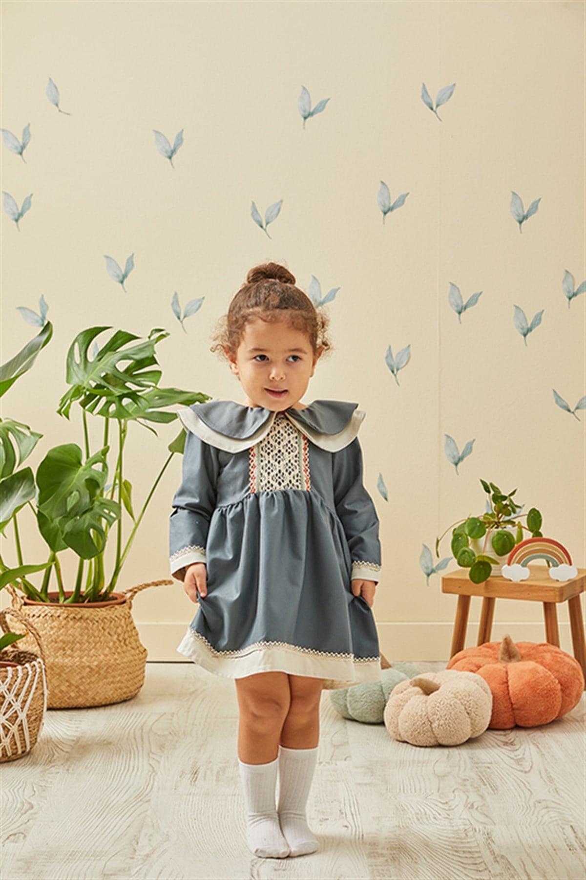 Füme Renkli Lily Elbise