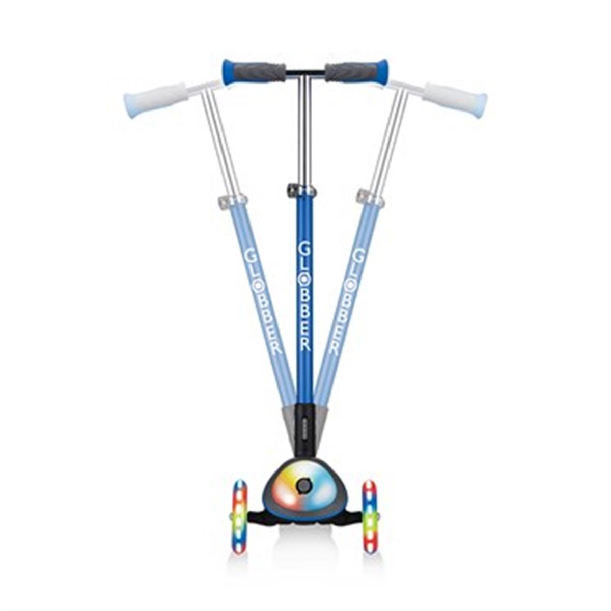 Globber Elite  Deluxe Flash Full Işıklı Scooter-Lacivert