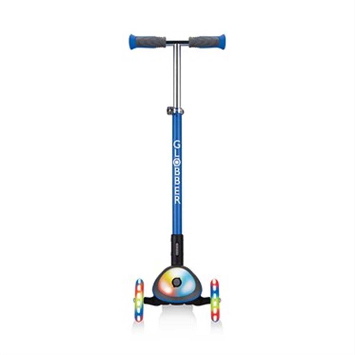 Globber Elite  Deluxe Flash Full Işıklı Scooter-Lacivert