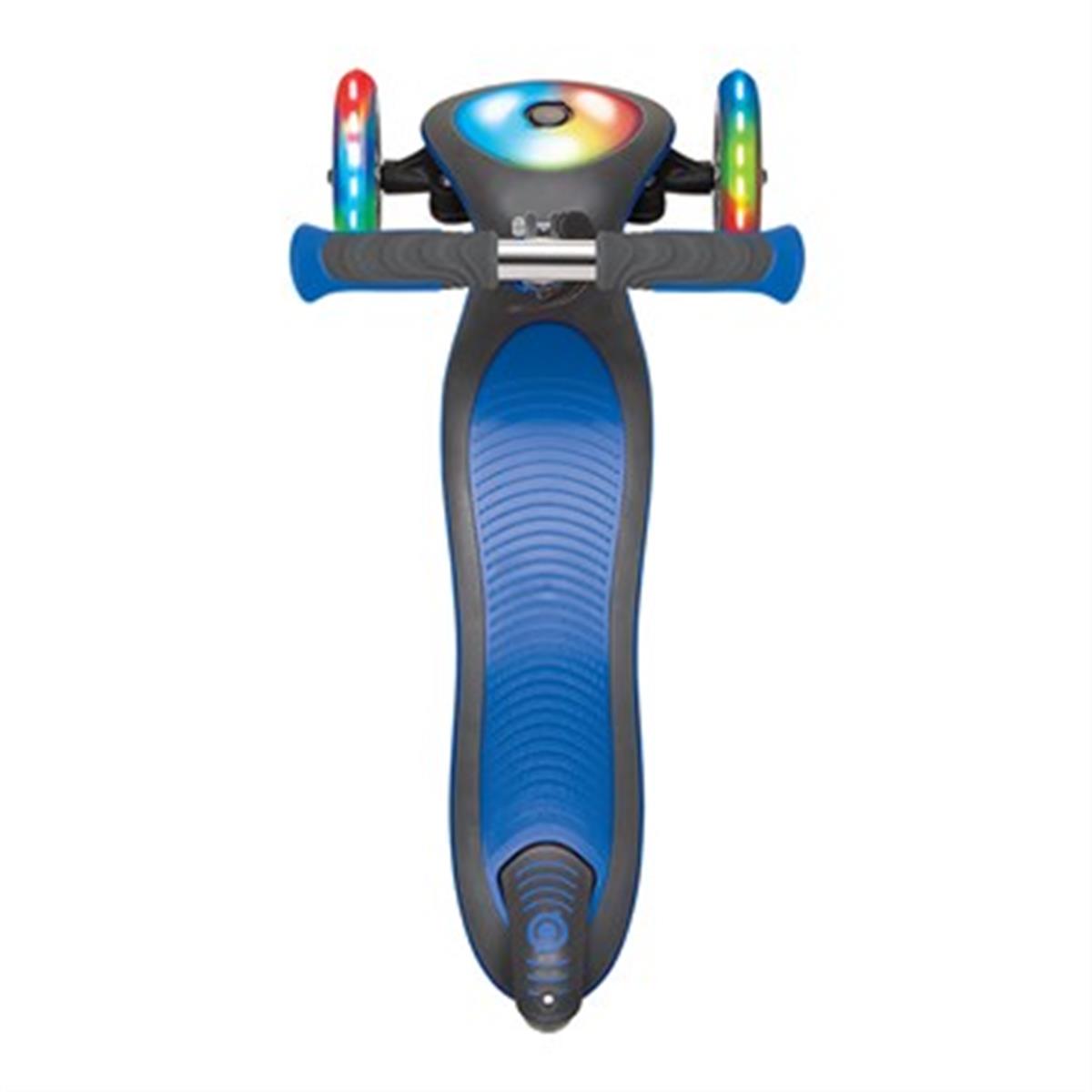 Globber Elite  Deluxe Flash Full Işıklı Scooter-Lacivert