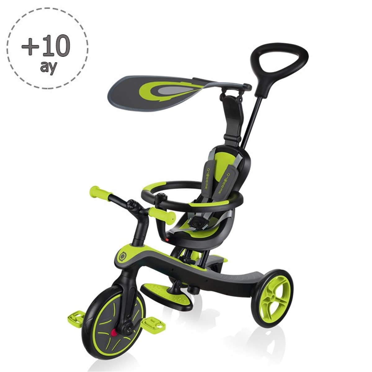 Globber Explorer 4 in 1 Bisiklet-Yeşil