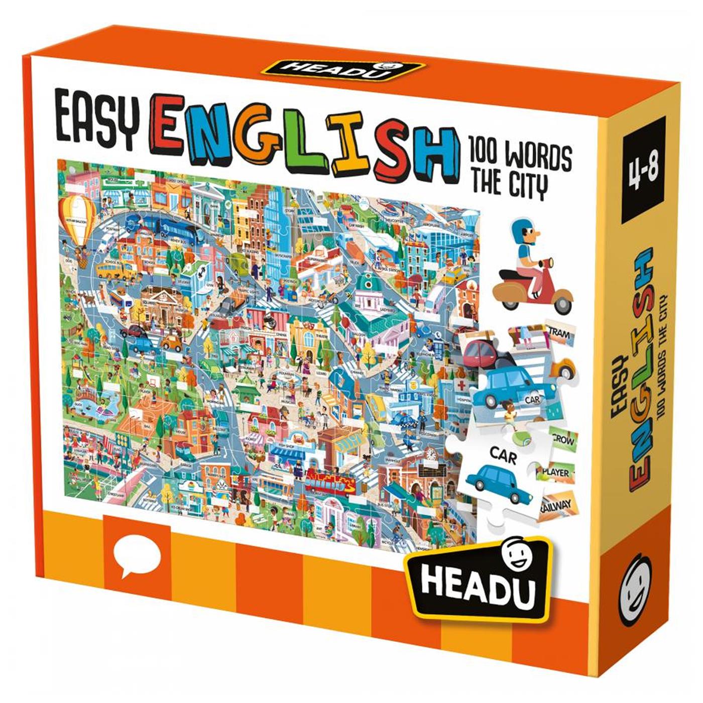 Headu Easy English 100 Words The City