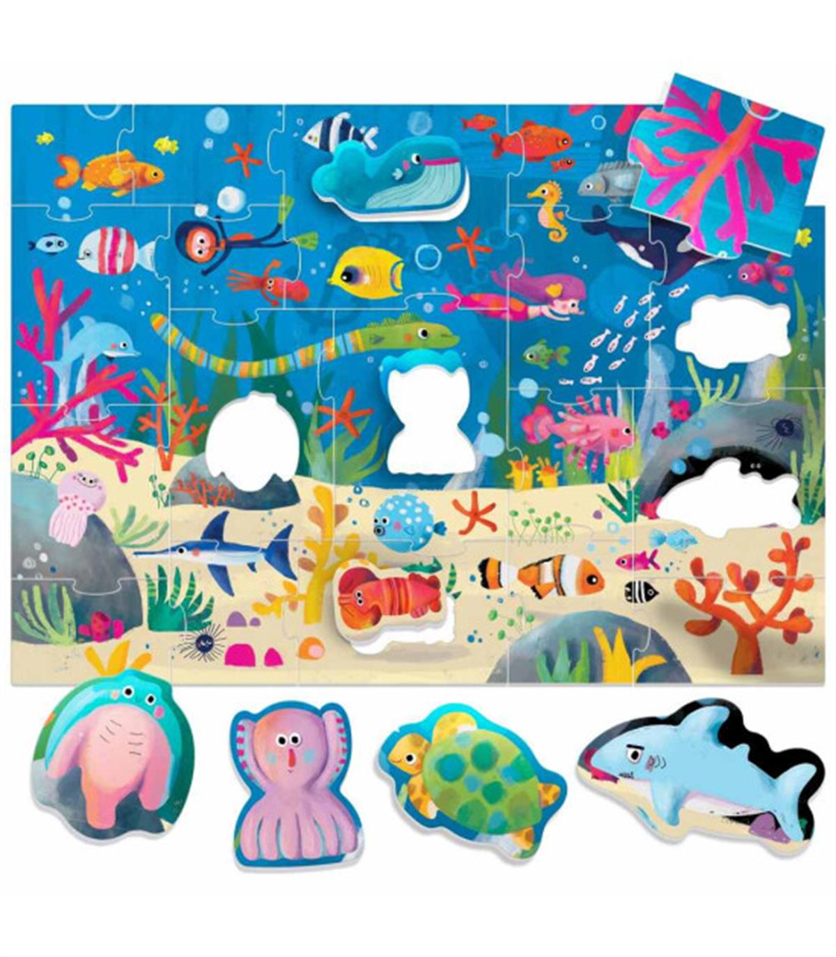 Headu Ecoplay-Shaped Puzzle Sea