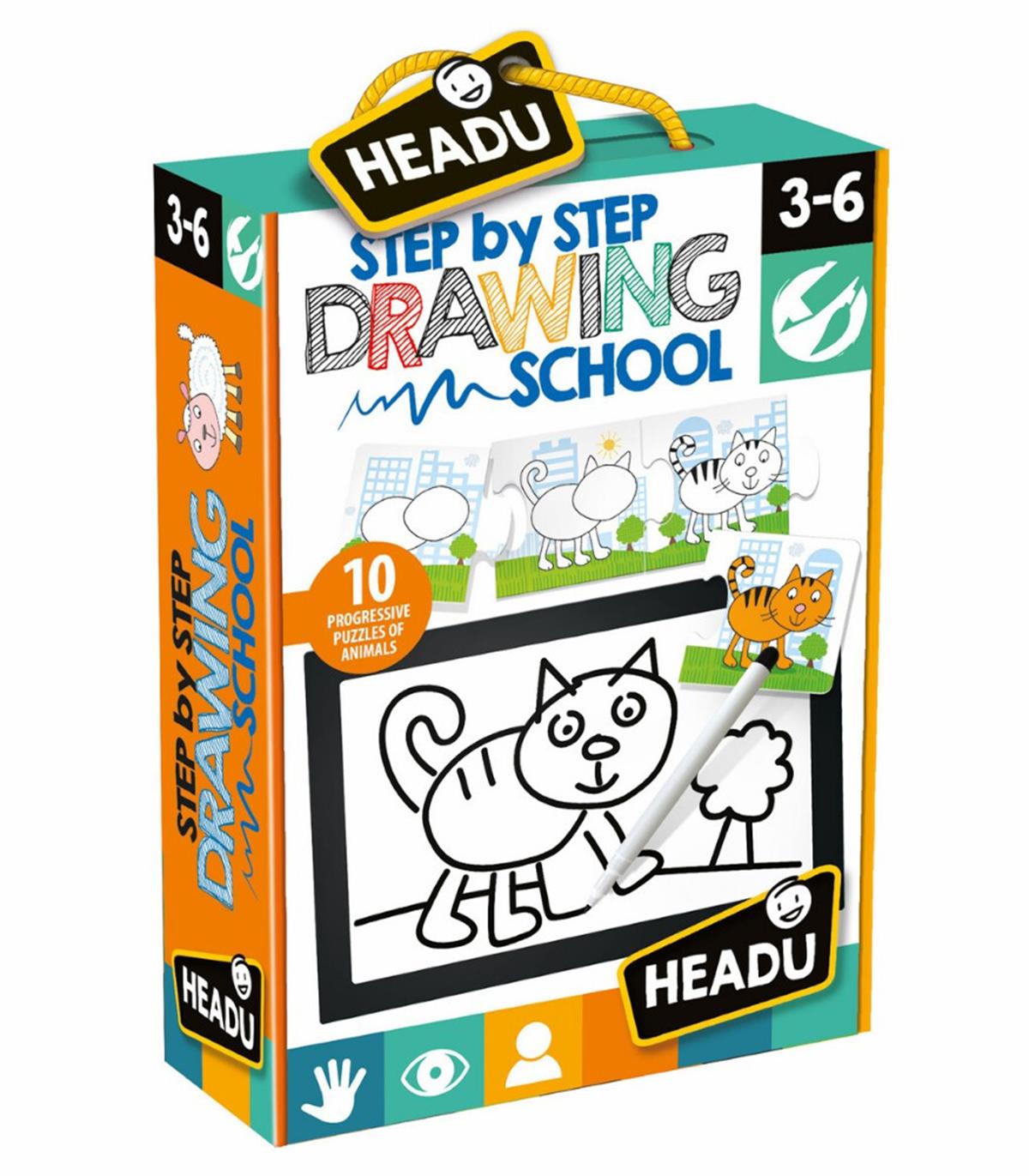 Headu - Step by Step Drawing School(3-6 yaş)