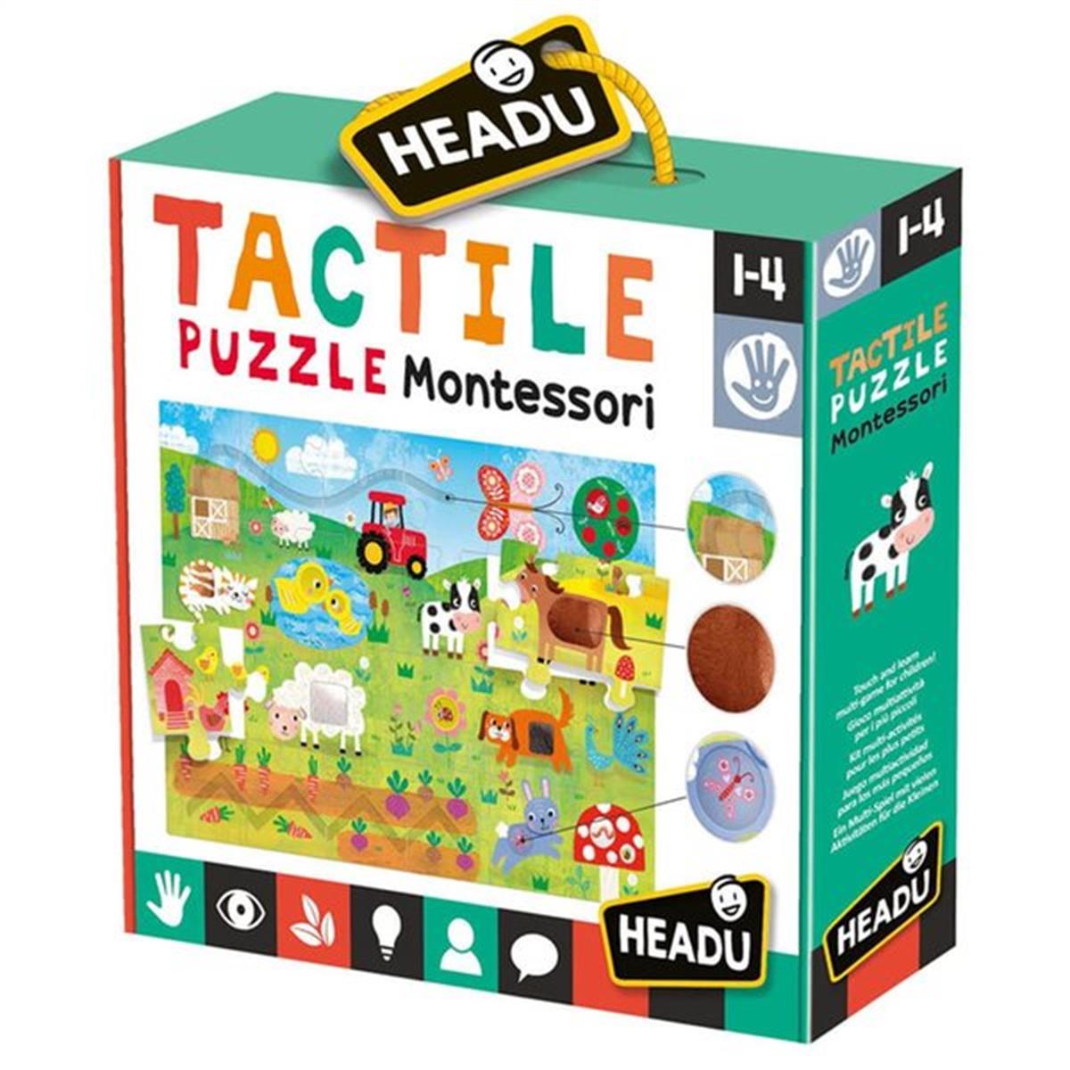 Headu - Tactile Puzzle Montessori(1-4 yaş)