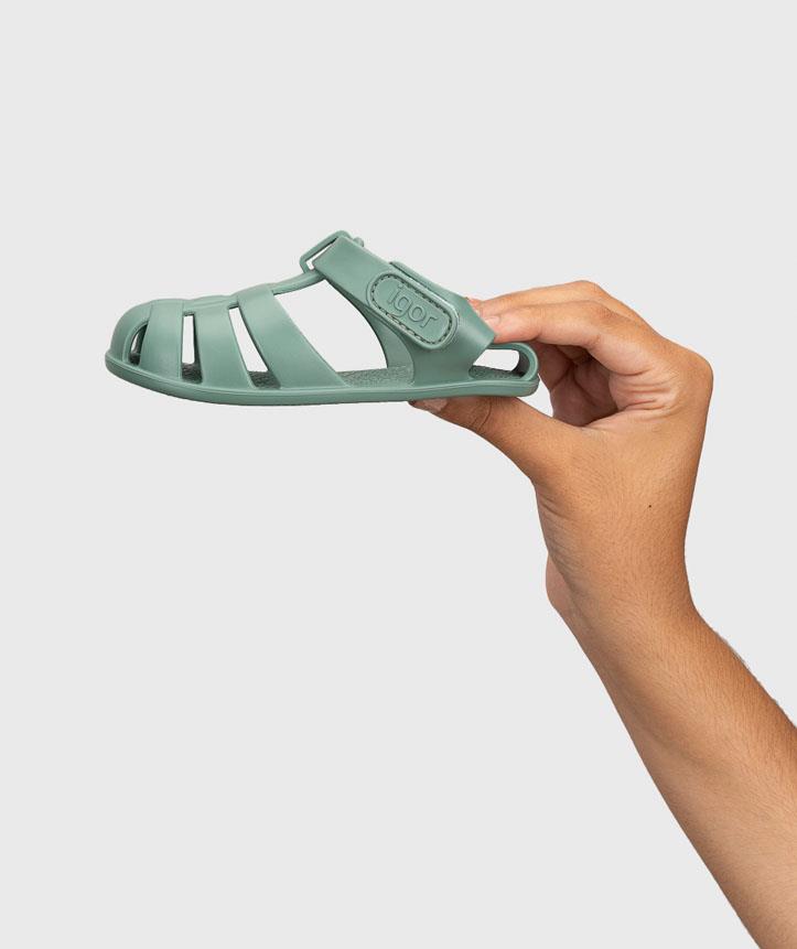 İgor Nemo Solid Sandalet-Verde