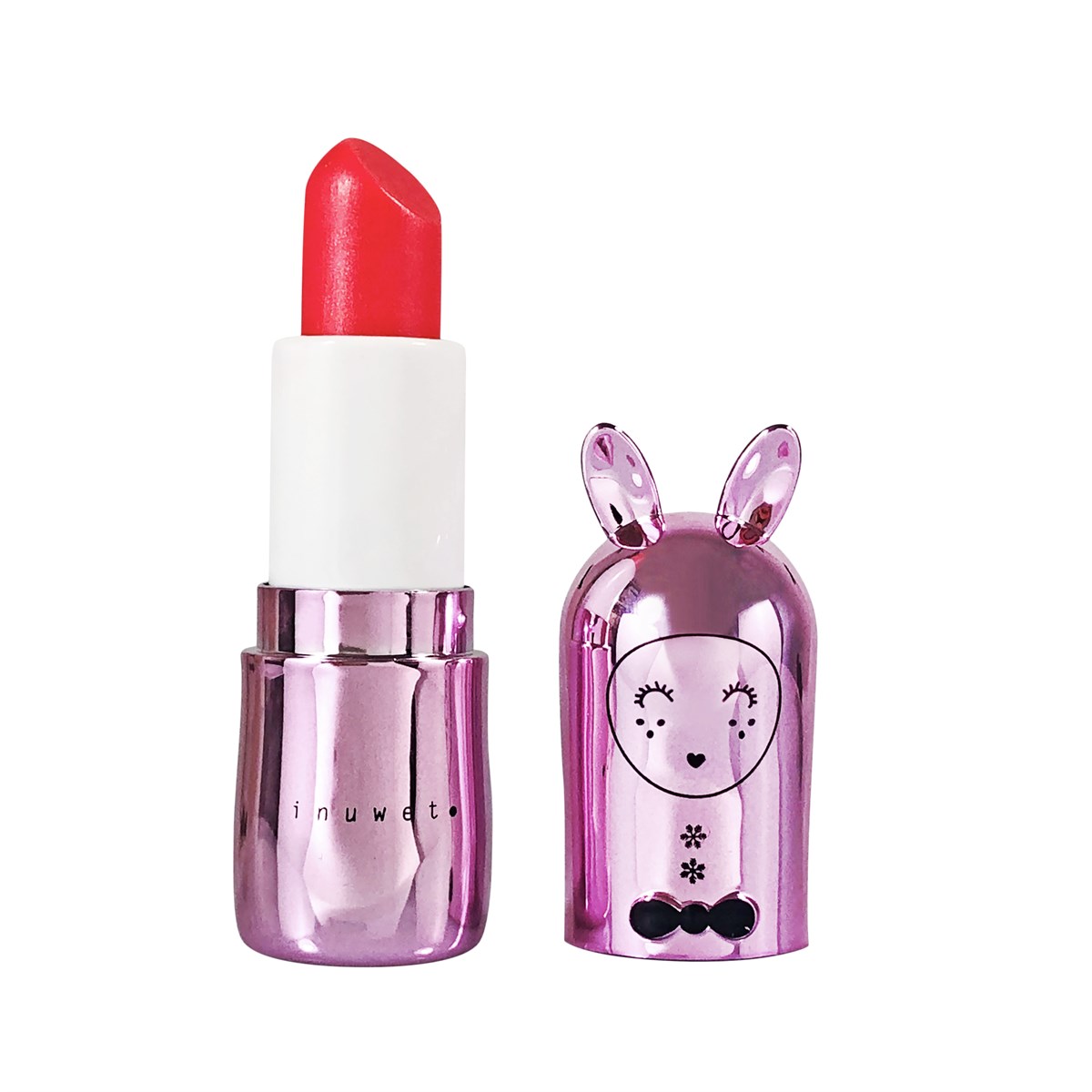 İnuwet-Bunny Lipbalm Metal Light Pink