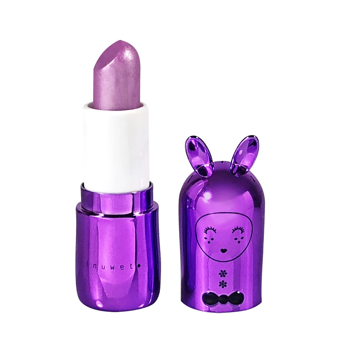 İnuwet-Bunny Lipbalm Metal Purple