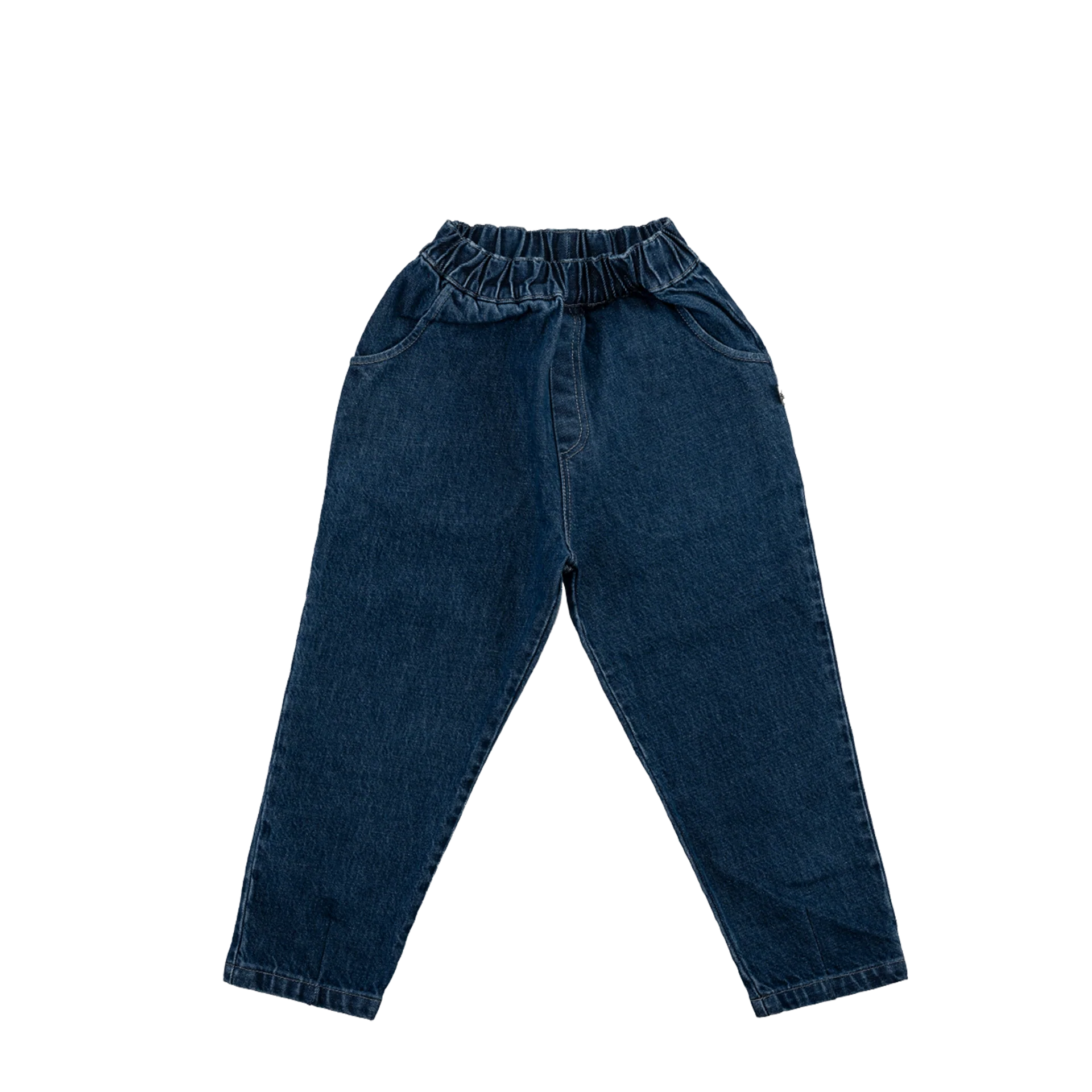 Little Yucca-Slouchy Denim Pantolon-İndigo