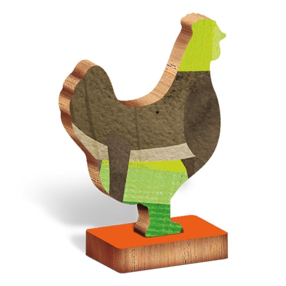 Ludattica-Woody Puzzle-Çiftlik Hayvanları