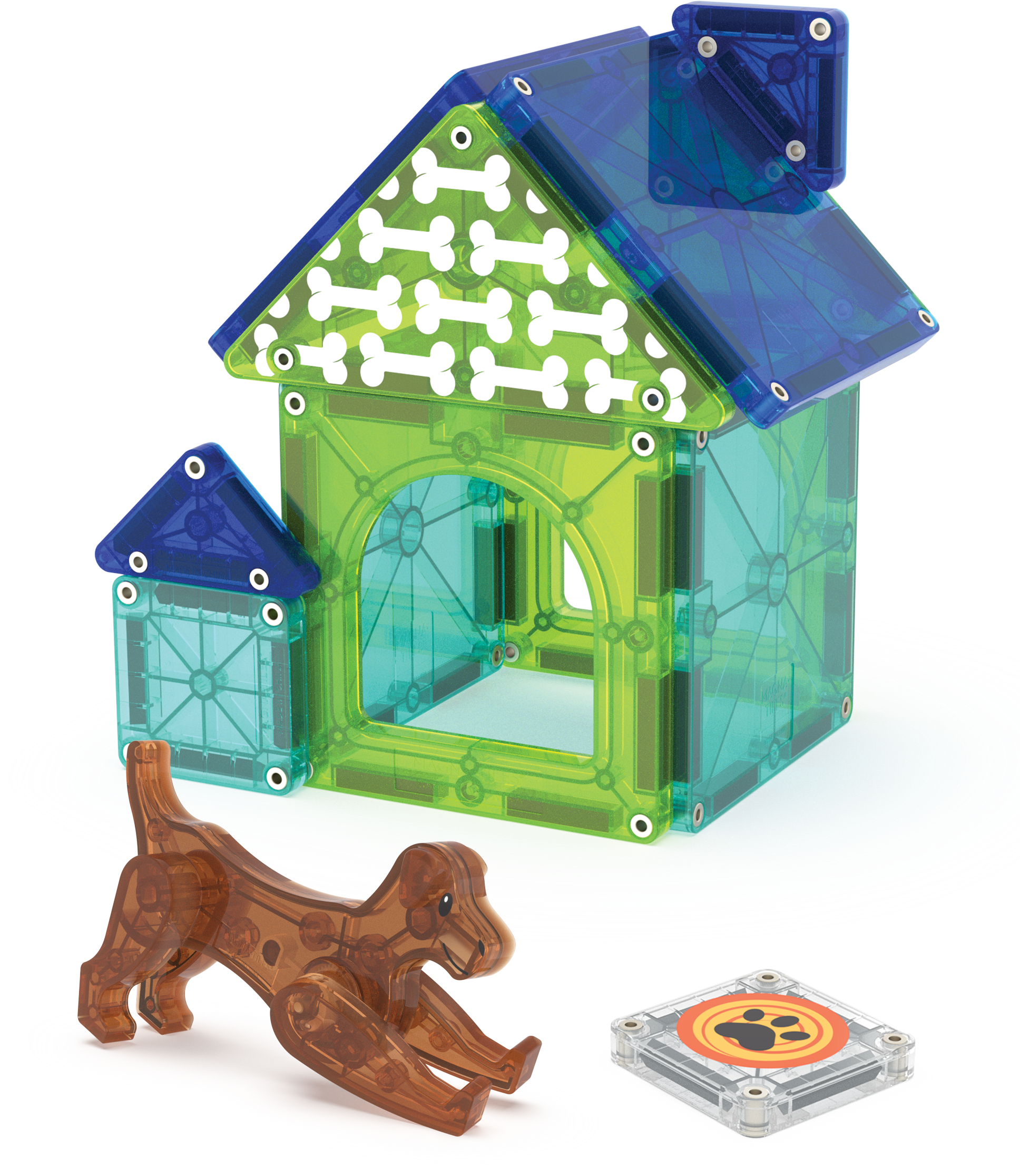 Magna-Tiles Dog House Manyetik Bloklar - 13 Parça