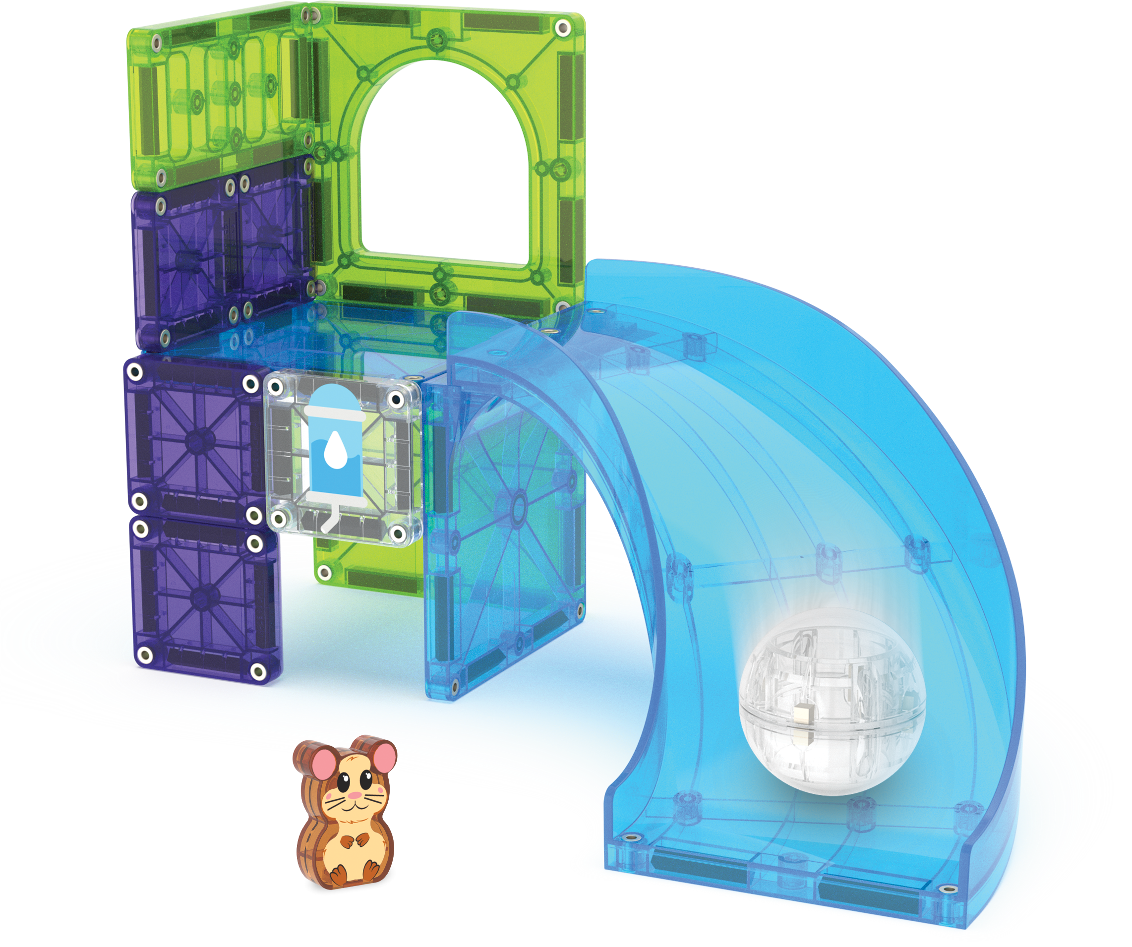 Magna-Tiles Hamster Ball Manyetik Bloklar - 13 Parça