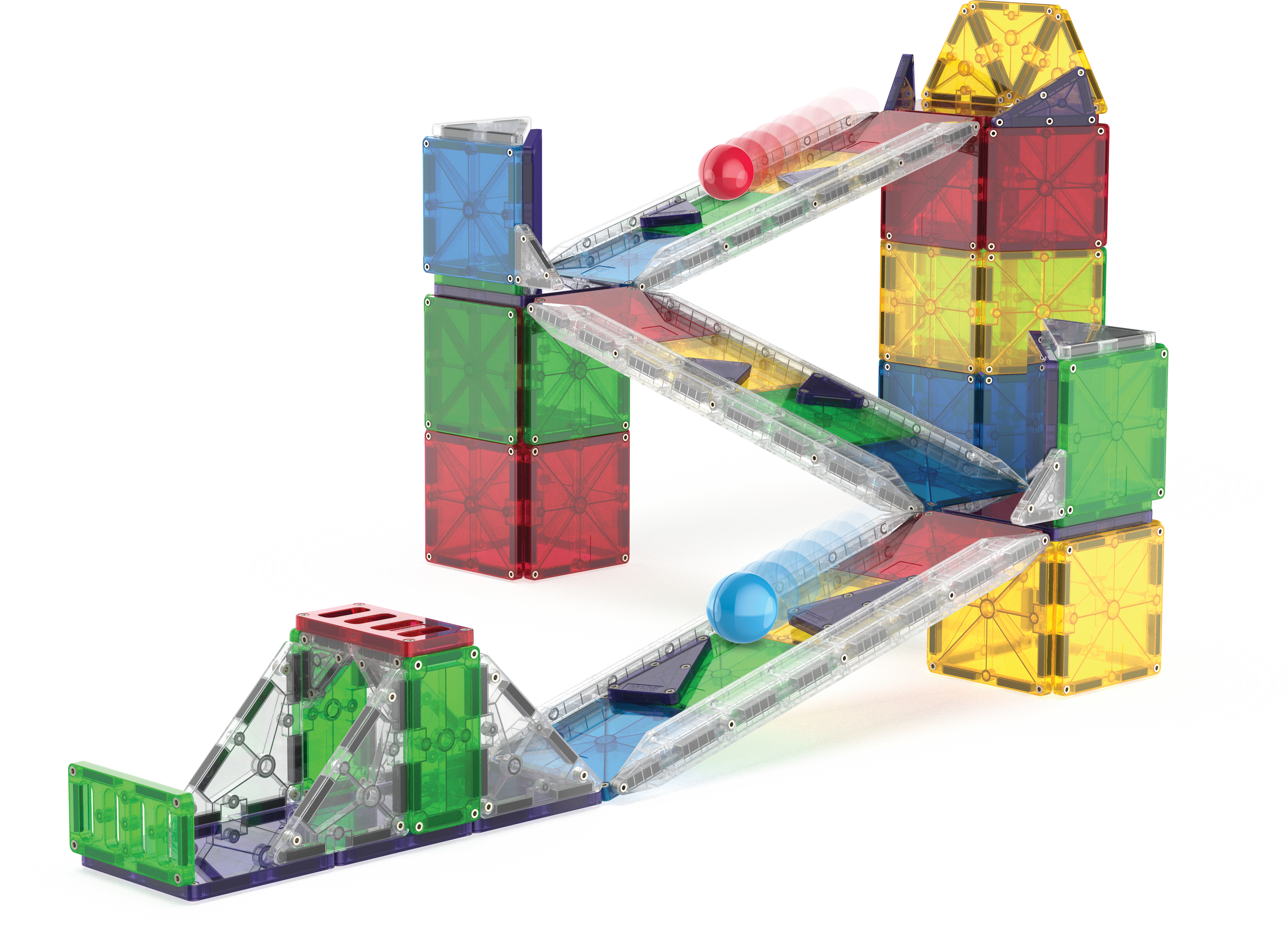 Magna-Tiles Rail Racers Deluxe Manyetik Bloklar - 90 Parça