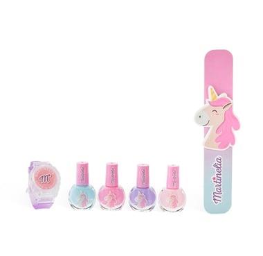Martinelia Little Unicorn Saat Şeklinde Dudak Parlatıcı & Manikür Seti