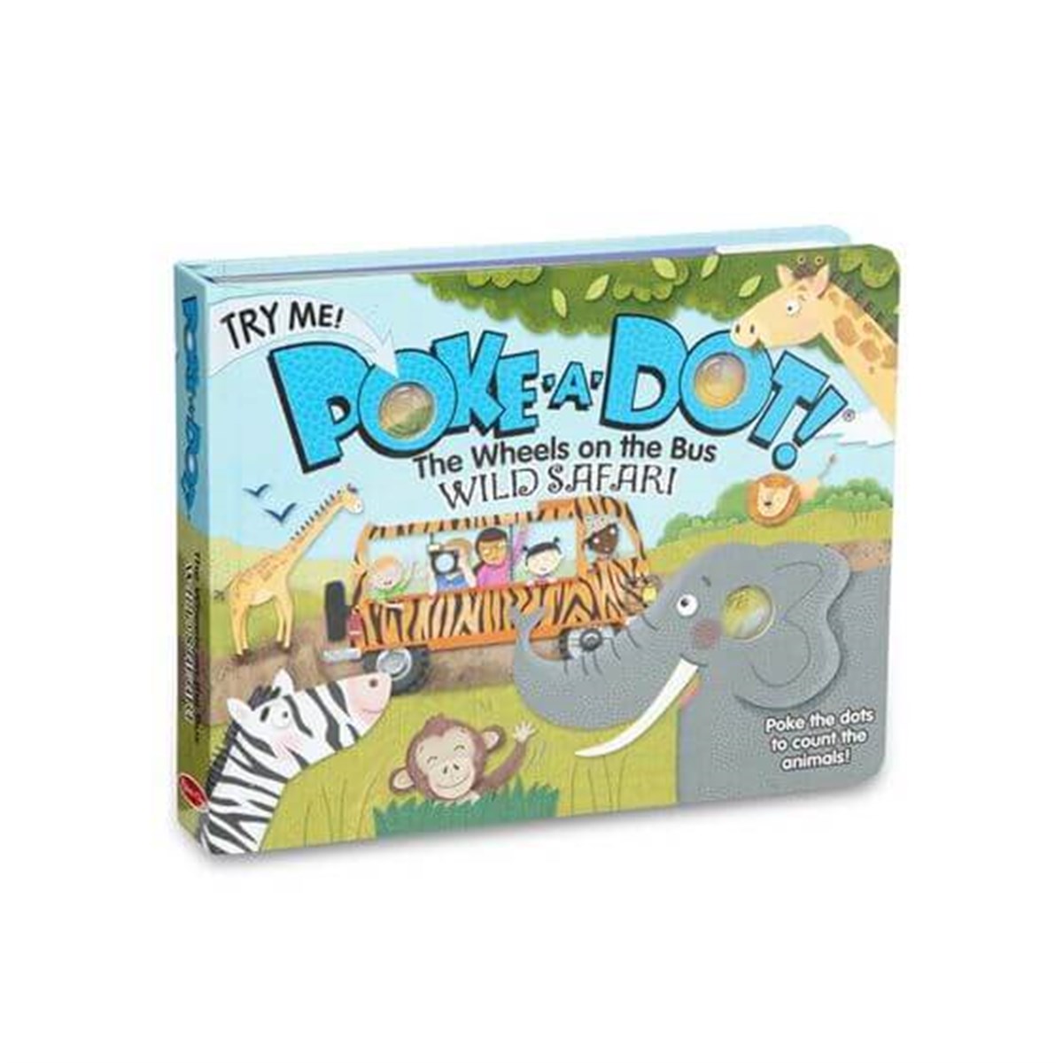 Melissa Doug-Poke a Dot İnteraktif  Kitap-The Wheels on the Bus
