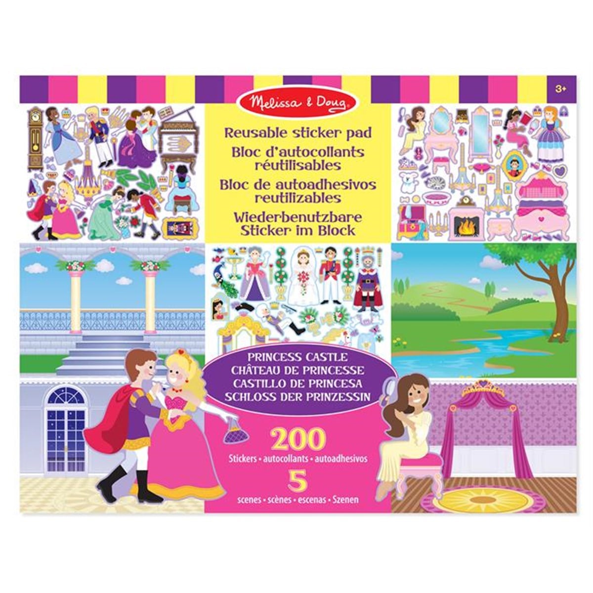 Melissa&Doug Tak Çıkar Çıkartma Kitabı-Prenses