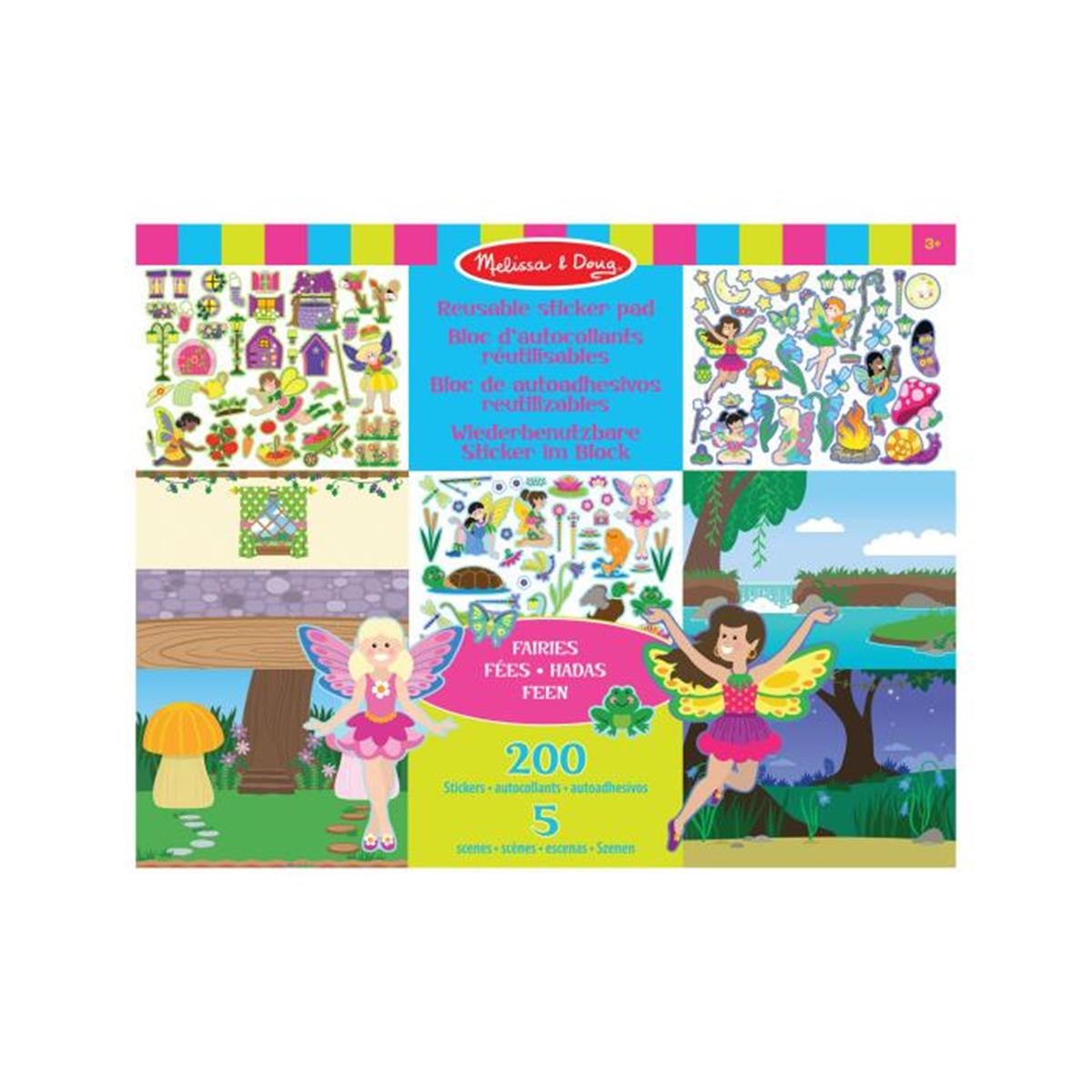 Melissa&Doug Tak Çıkar Çıkartma Kitabı-Periler