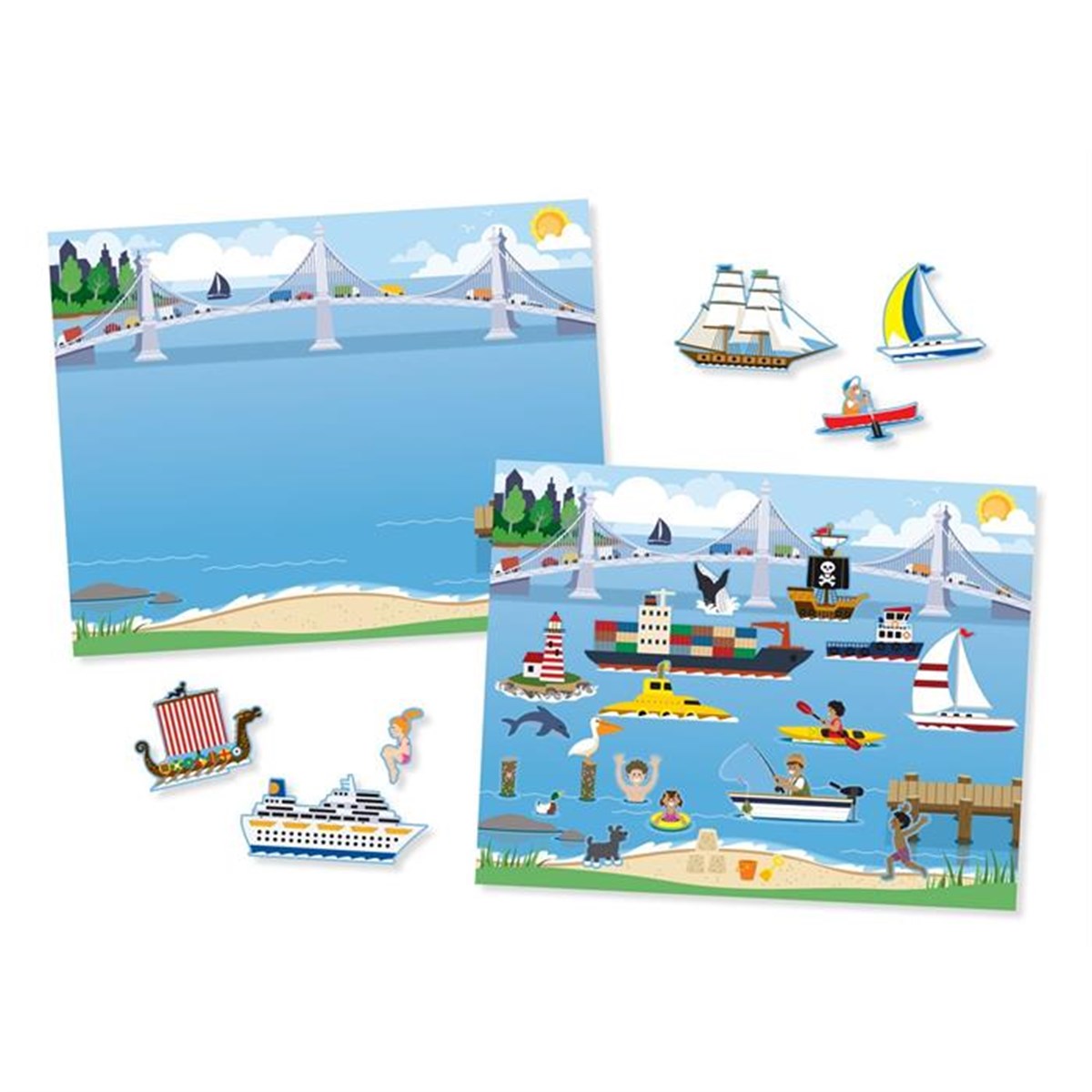 Melissa&Doug Tak Çıkar Çıkartma Kitabı-Araçlar
