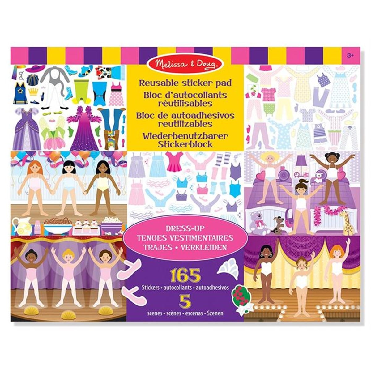 Melissa&Doug Tak Çıkar Çıkartma Kitabı-Moda