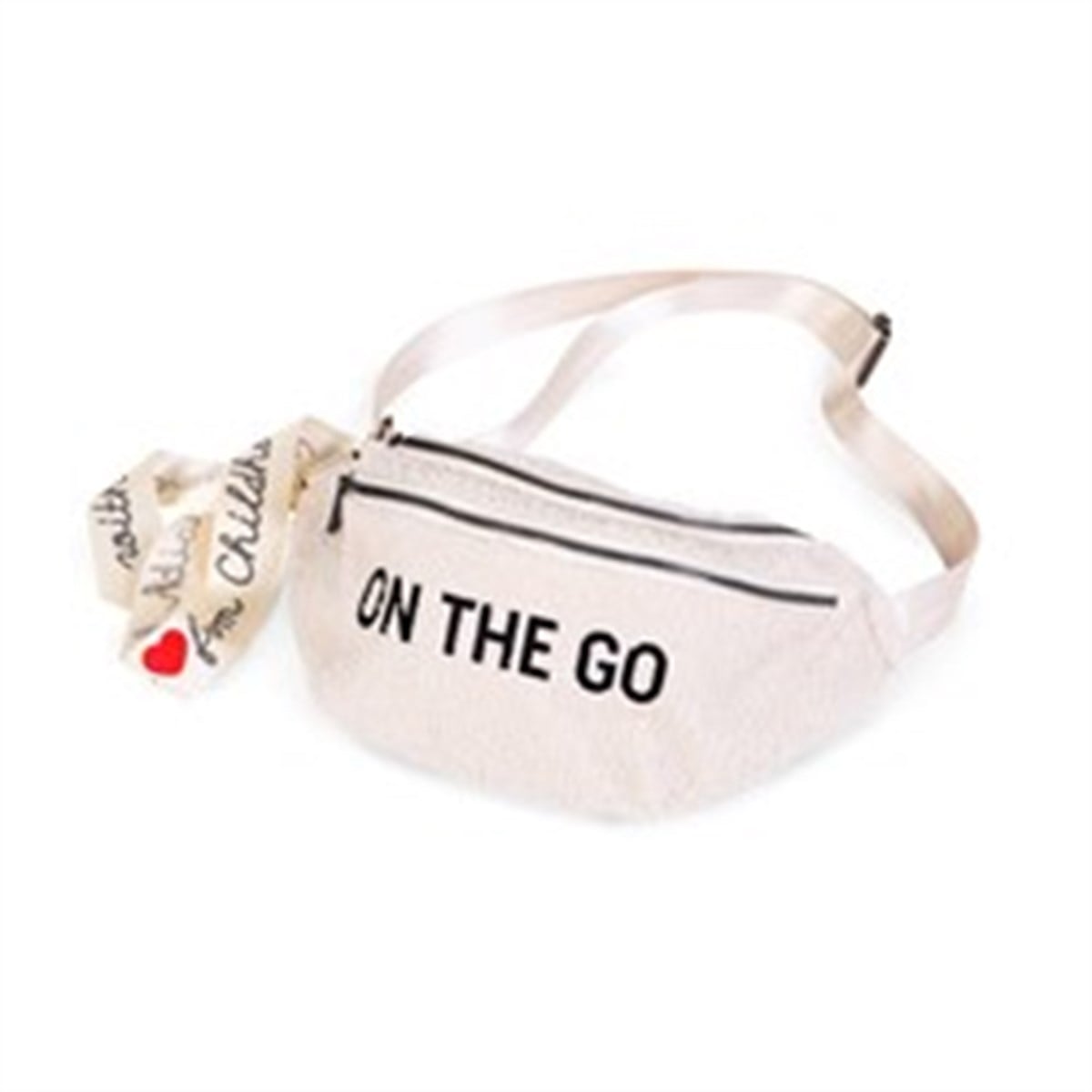 On The Go Bel Çantası-Teddy White