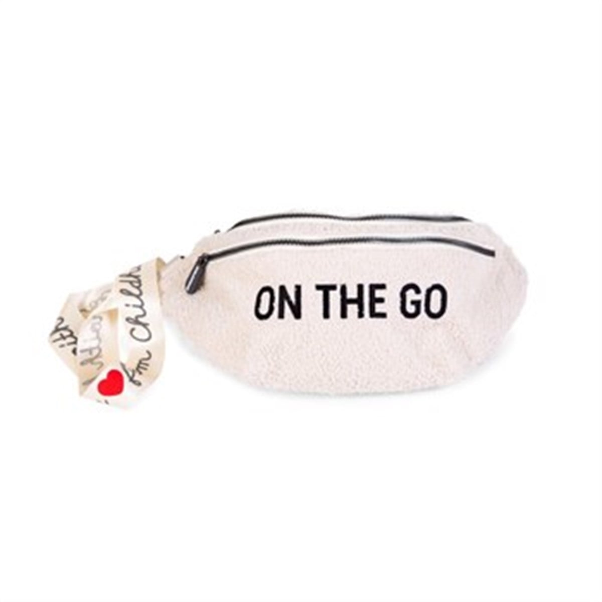 On The Go Bel Çantası-Teddy White
