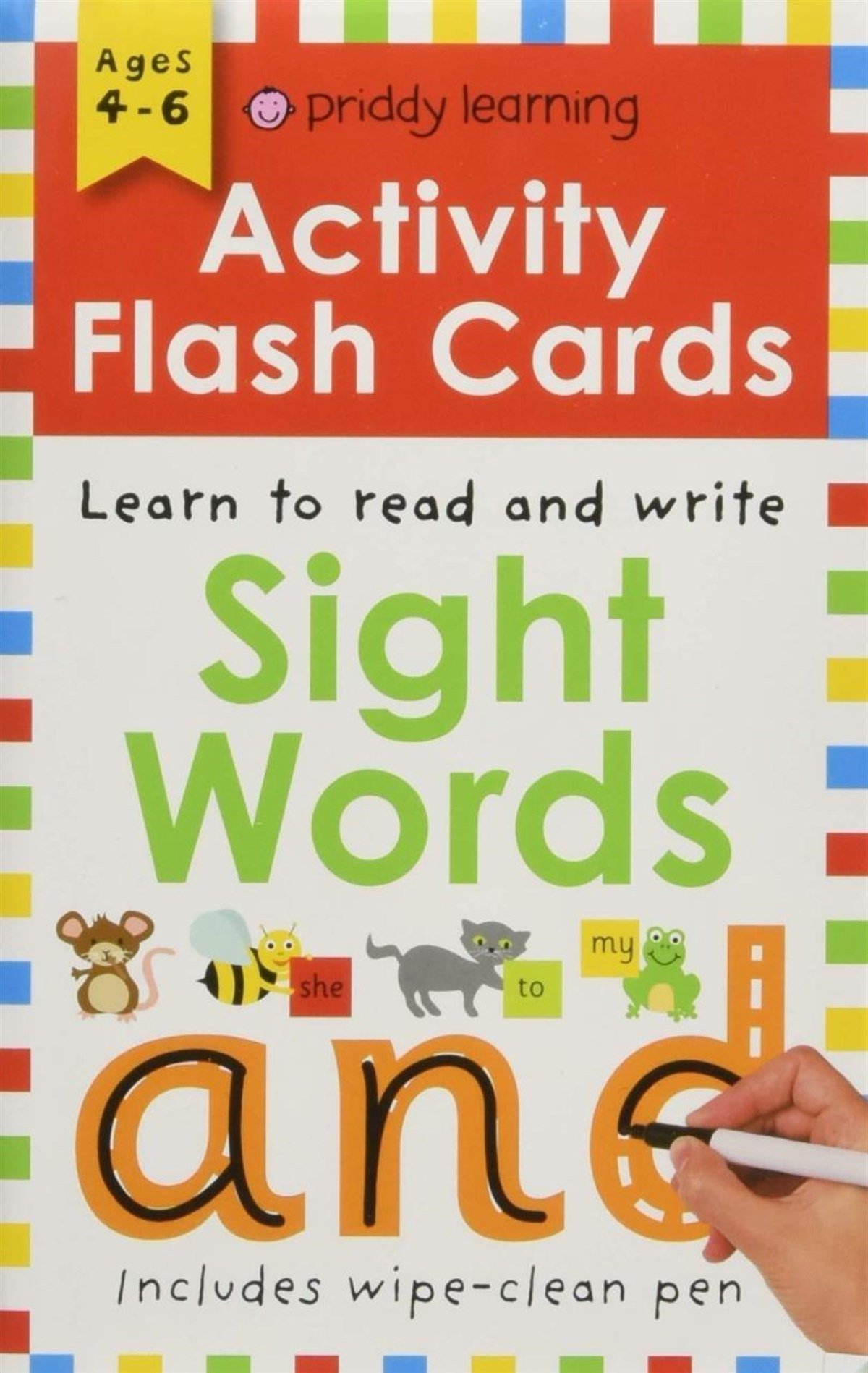 Priddy Books-Wipe Clean Flashcards Sight Words