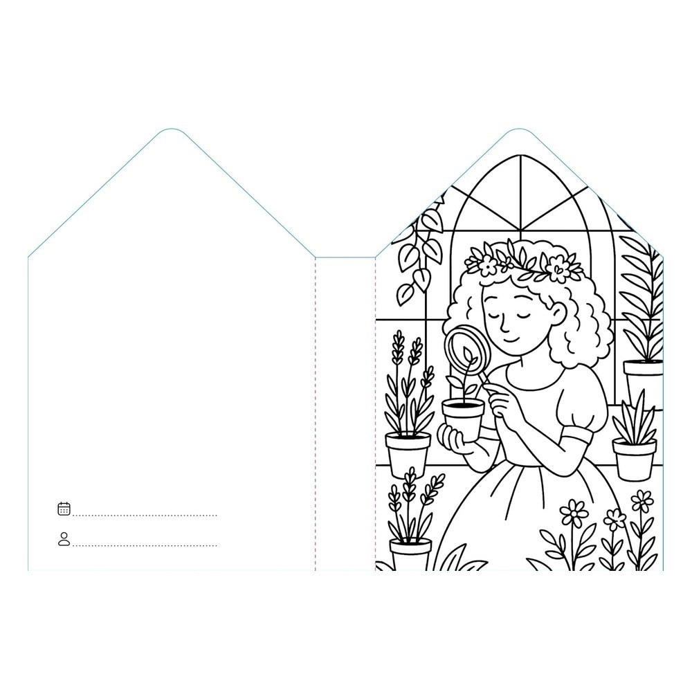 Sassi-Colouring Books Shaped - Princesses